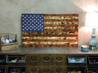Distressed Flag from the Board Bar 202//152